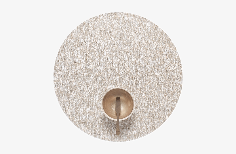 Previous - Chilewich - Metallic Lace Round Placemat - Gold, transparent png download