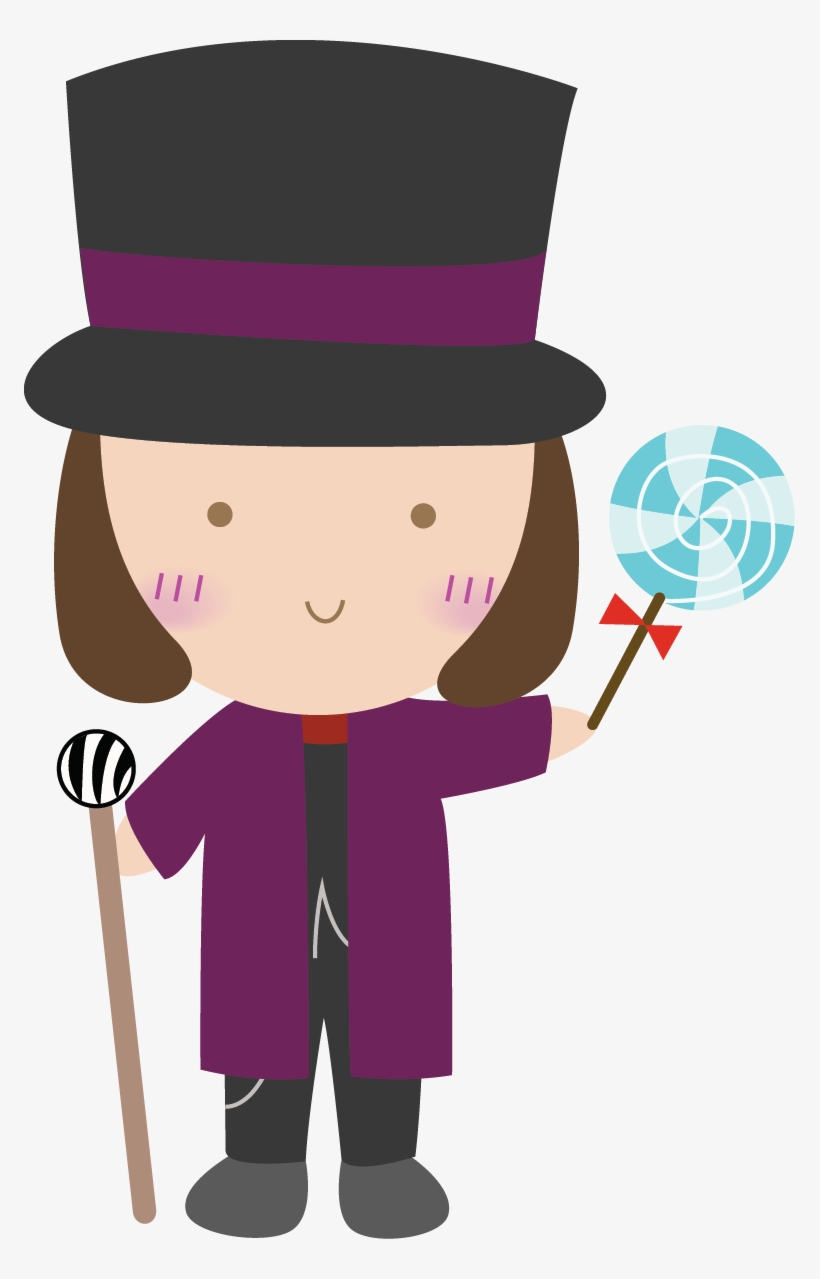 Willy Wonka And The Chocolate Factory Clip Art - Willy Wonka Clipart, transparent png download