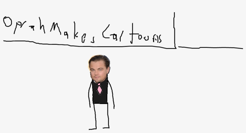 Leonardo Dicaprio - Oprah Makes Cartoons, transparent png download