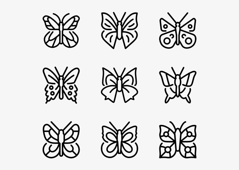Butterflies - Butterfly Icon, transparent png download