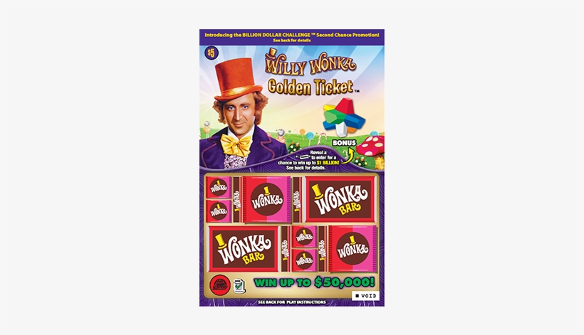 *experience The Fun And Excitement Of Playing A Scratch - Willy Wonka Golden Ticket Chocolate Bar For Samsung, transparent png download