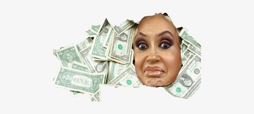 Cristina Llena De Dolares - Money, transparent png download