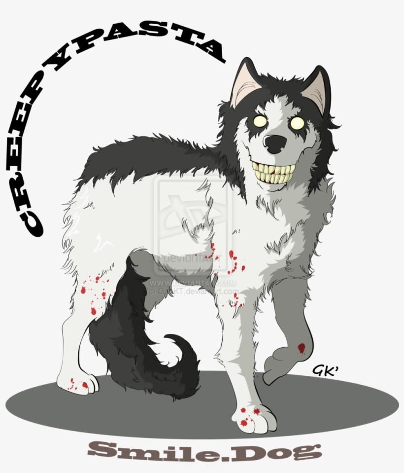 Resultado De Imagem Para Todos Os Personagens De Creepypasta - Smile Dog Creepypasta Cute, transparent png download