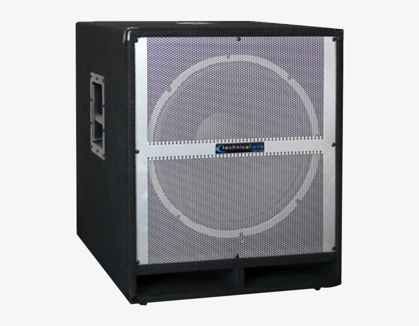 Click Here To View Full Picture - Technical Pro Bass-1801 18" Powered Subwoofer, transparent png download