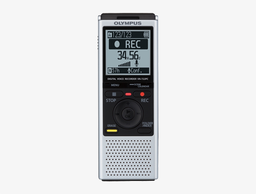 Vn-722pc - Olympus 4gb Vn-722pc Digital Voice Recorder, transparent png download