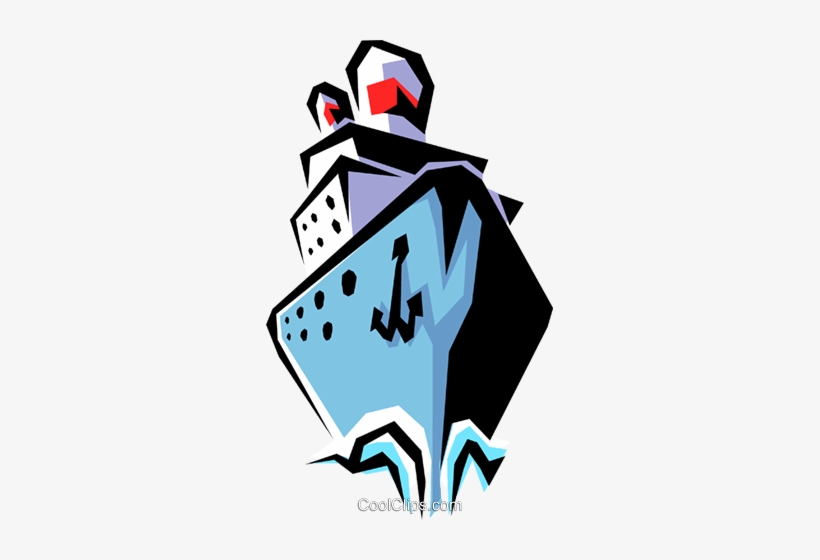 Cruise Ship Royalty Free Vector Clip Art Illustration - Clip Art, transparent png download