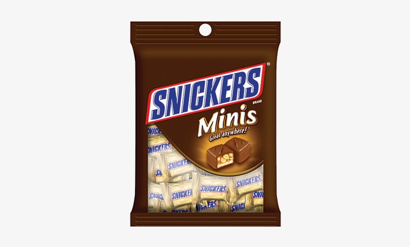 Snickers Minis Candy Bars - Snickers Candy Bar, Minis - 2.86 Oz, transparent png download