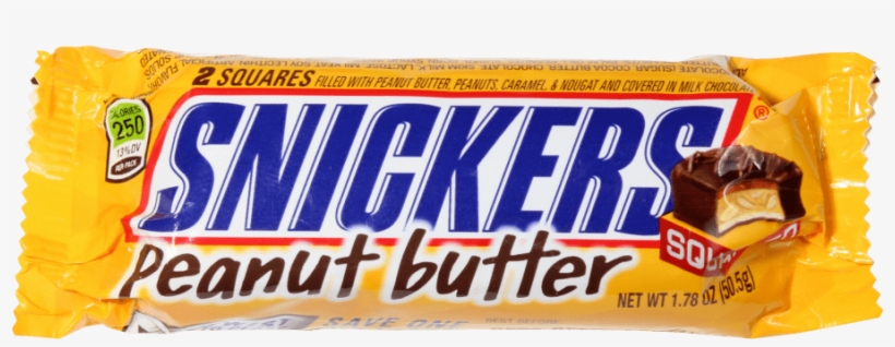 Snickers Squared Peanut Butter - Snickers Peanut Butter Squared Fun, transparent png download
