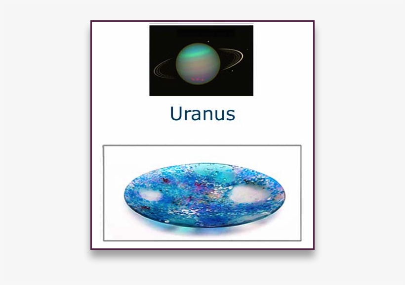 Uranus Glass Art Bowl - Glass, transparent png download