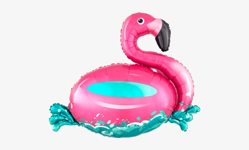 30" Floating Flamingo Balloon - Flamingo Balloon, transparent png download
