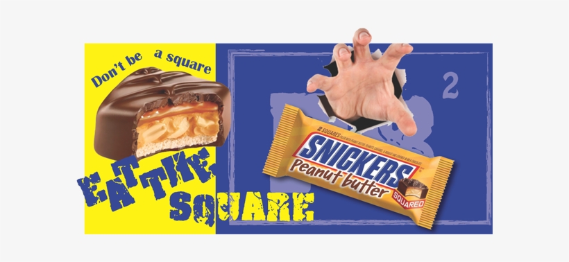 Snickers Peanut Butter Squared 1.78 Oz (50.59g), transparent png download
