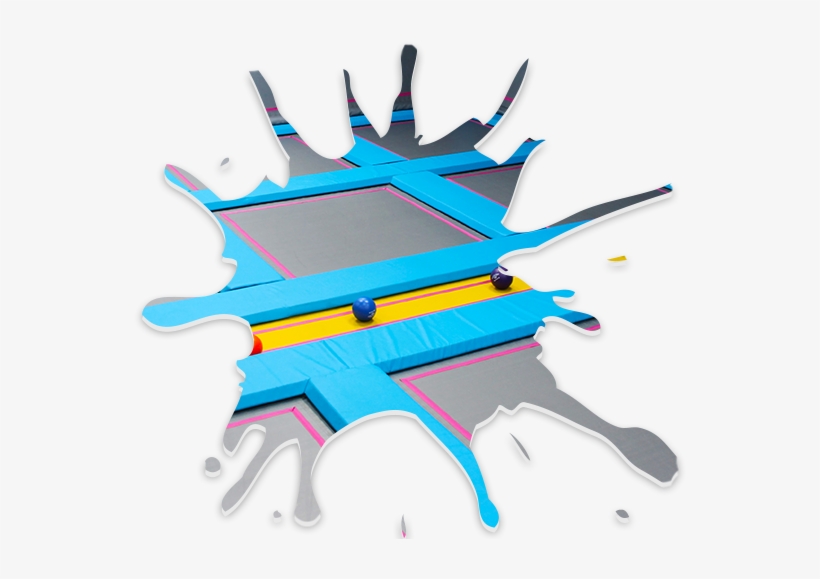 Dodgeball Clipart Trampoline - Mancha De Sangre Dibujo, transparent png download