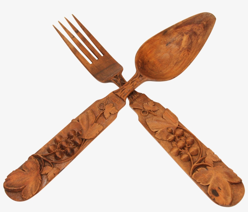 Wooden Spoon Png Clipart Freeuse Library - Wooden Spoon And Fork Png, transparent png download