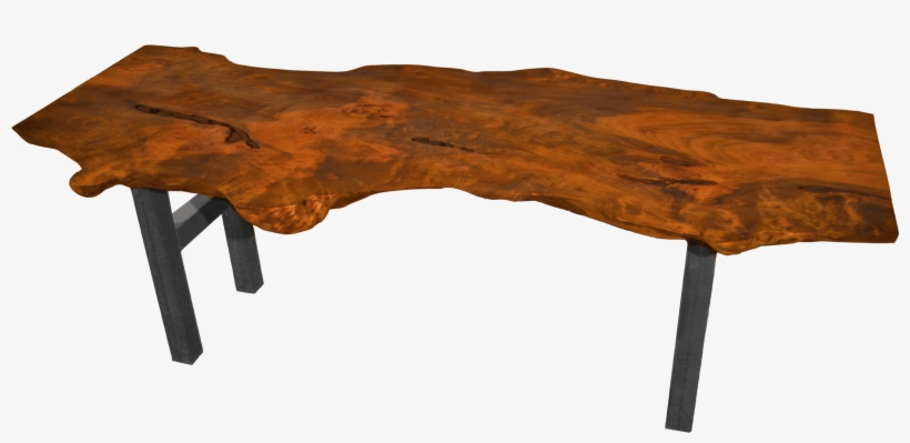 Weeping Willow Wood Table - Live Edge, transparent png download