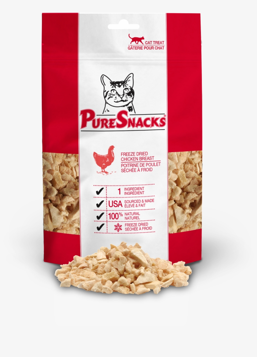 Chicken Breast Cat Treats - Puresnacks Chicken Breast Freeze-dried Cat Treats,, transparent png download