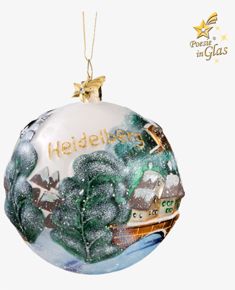 Glass Sphere Heidelberg Winter - Heidelberg, transparent png download