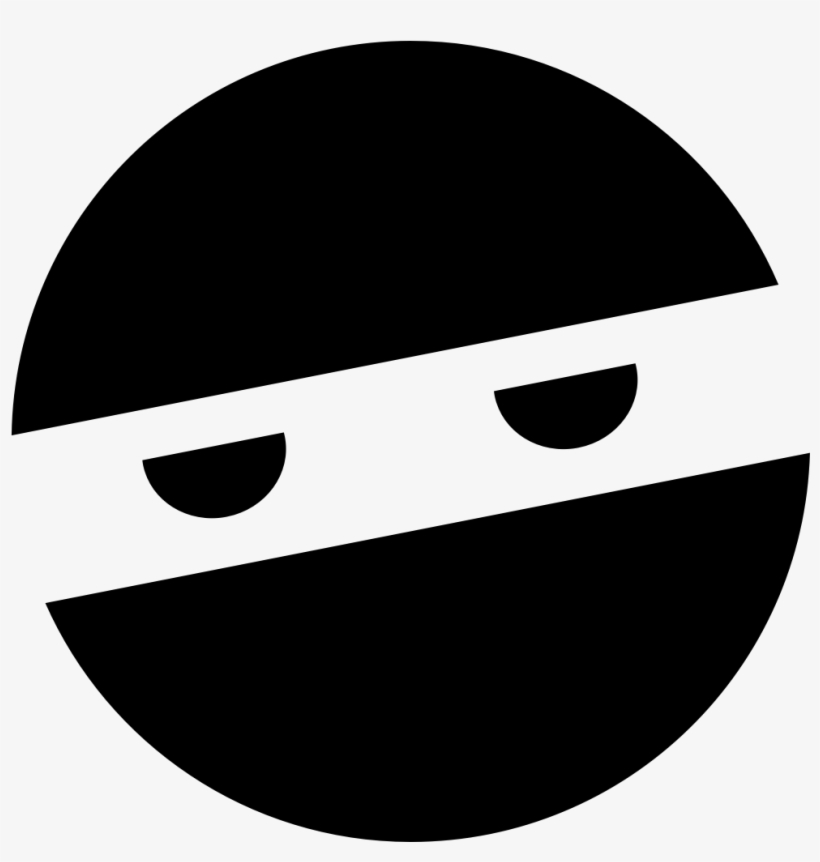 Face, Abstract, Black, Hidden, Logo, Ninja - Crypto Ninja, transparent png download