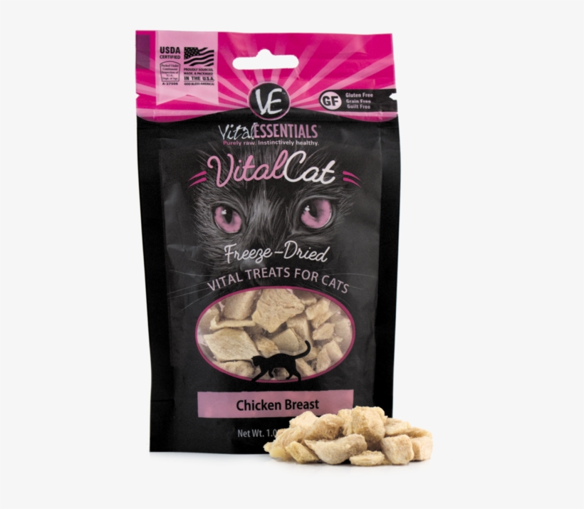 Vital Essentials Vital Cat Freeze Dried Grain Free - Vital Essentials Freeze-dried Vital Cat Treats Minnows,, transparent png download