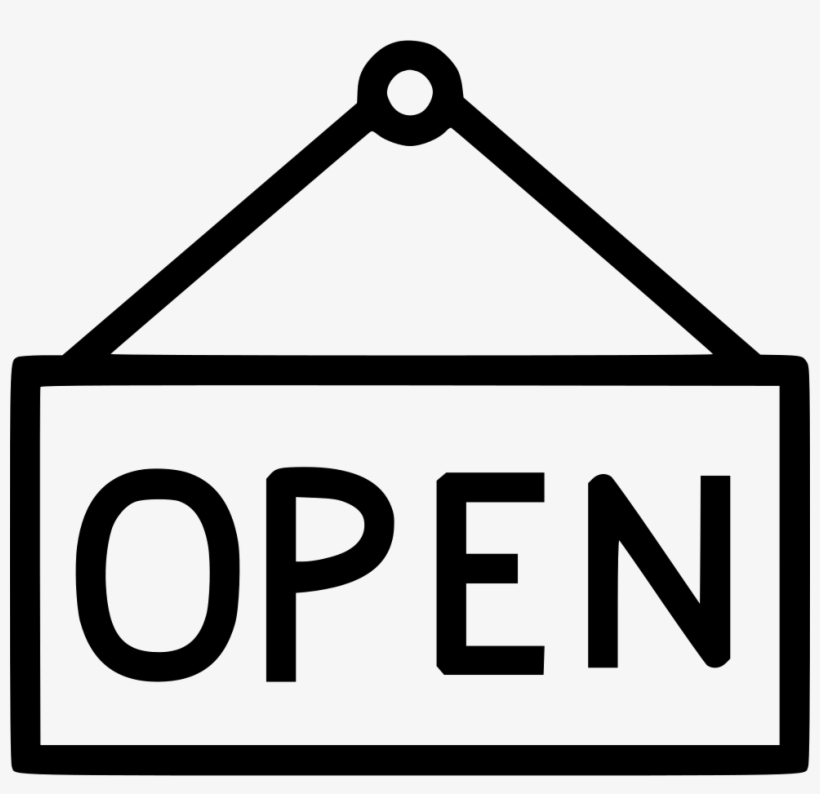 Open Sign Comments - Scalable Vector Graphics, transparent png download