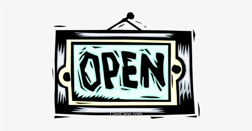 Open Sign Royalty Free Vector Clip Art Illustration - Gas, transparent png download