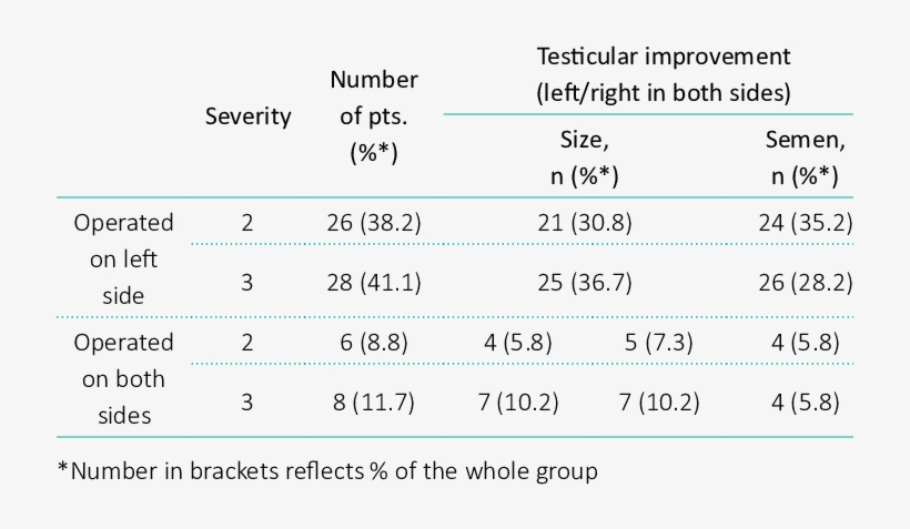 Patients Divided According To Preoperative Varicocele - Testicle, transparent png download