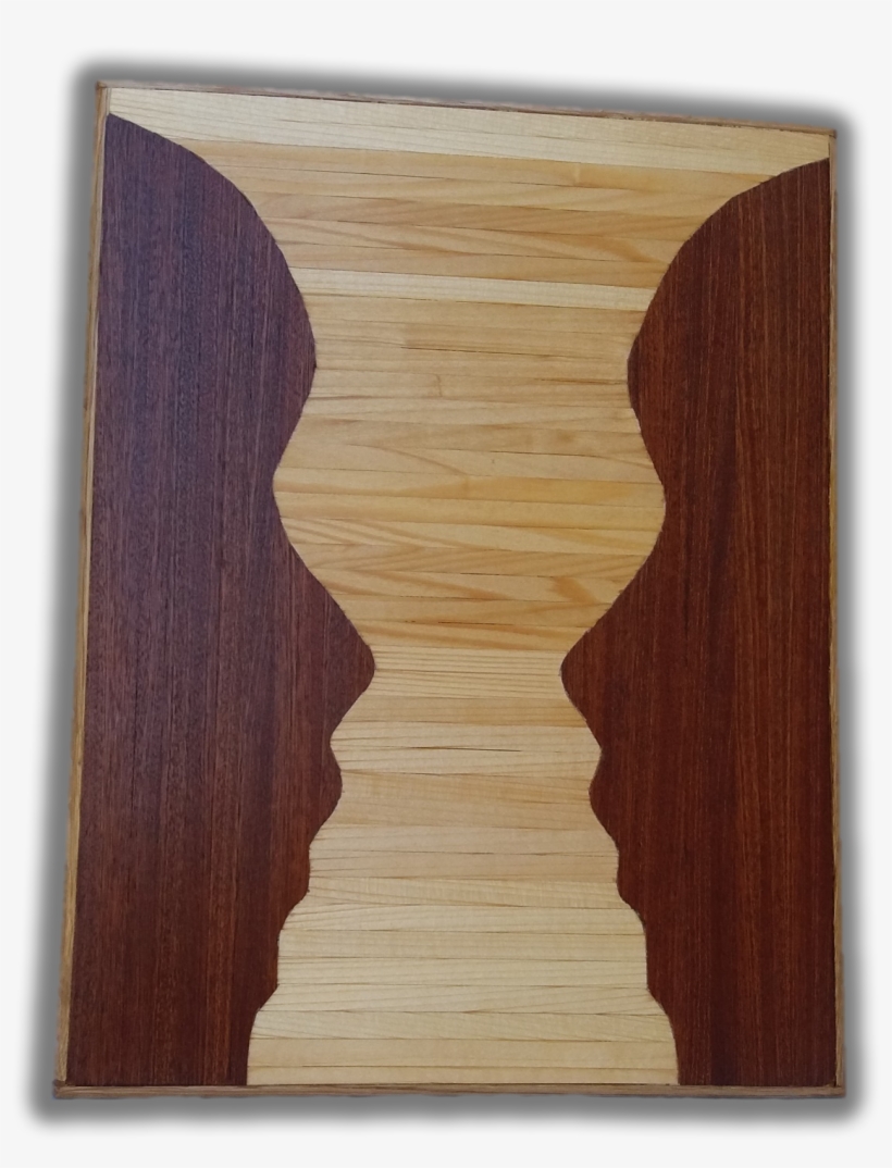 Reversible Figure Ground - Plywood, transparent png download