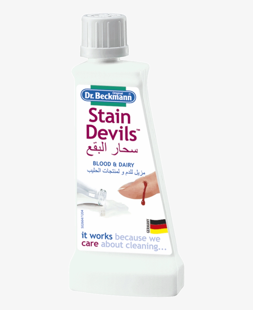 Special Stain Remover Against Blood Stains, Ice Cream, - Dr Beckmann, transparent png download