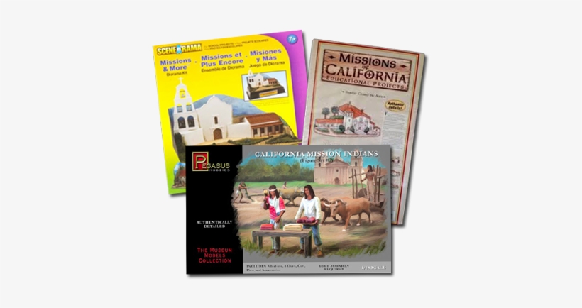 Mission Kit Collage - 1/48 Ca Mission Indians Set 2, transparent png download