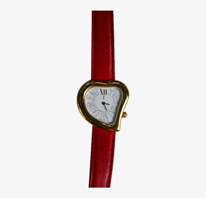 Beautiful Yves Saint Laurent Ysl Ladies Heart Watch - Yves Saint Laurent, transparent png download