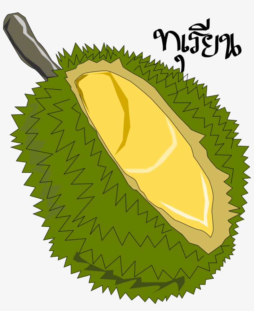 Durian,thai Fruit “free” Png File Clipart - Durian Png, transparent png download