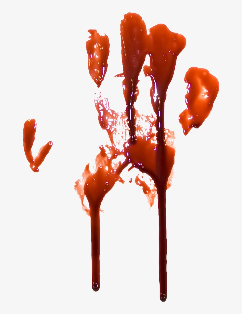 Este Pack Contiene 22 Renders De Sangre En Formato - Blood Hand Print Transparent Background, transparent png download