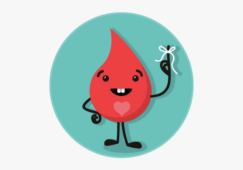 Gotita Recordándote Que Donar Sangre Salva Vidas - Blood Donation, transparent png download