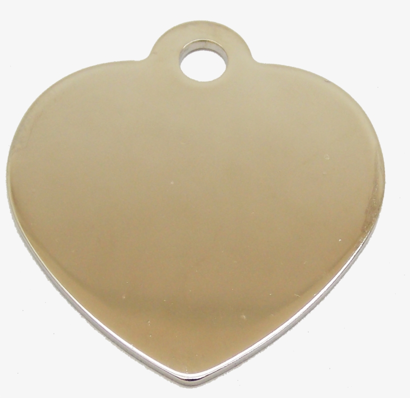 Polished Heart - Dog Tag Heart, transparent png download