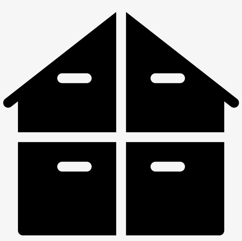 Warehouse Filled Icon - Icon, transparent png download