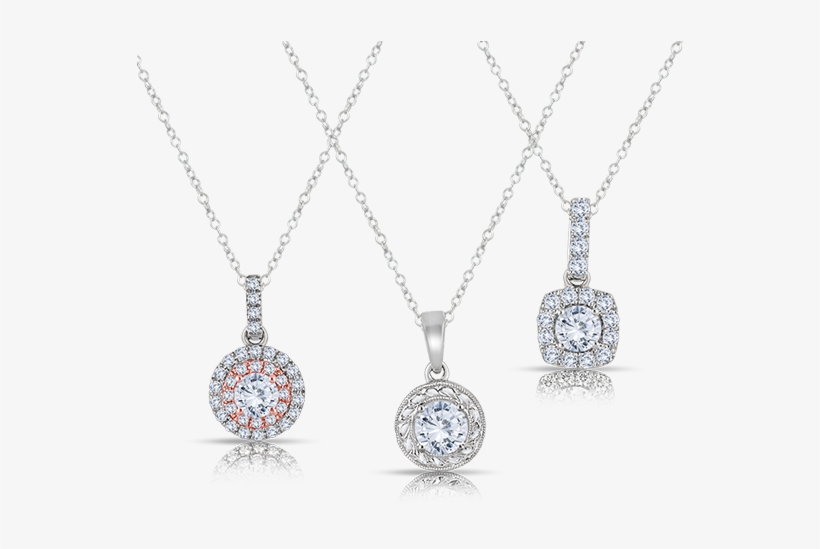 Diamond Pendants - 1/10 Carat V Initial Natural Diamond Pendant In Real, transparent png download