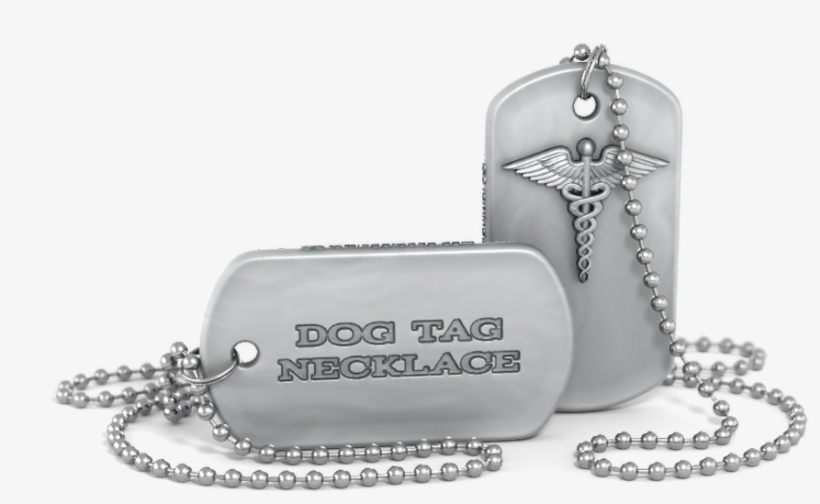 Personalized Dog Tag Necklaces, Silicone, Silver, Reminderband, transparent png download
