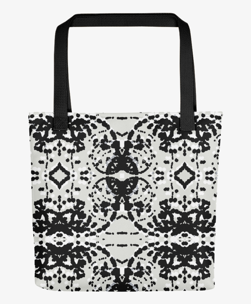 Black And White Particles Tote Bag - Tote Bag, transparent png download