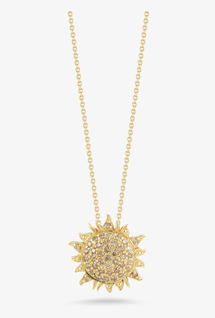 Roberto Coin Tiny Treasures 18k Yellow Gold Sune - Roberto Coin Tiny Treasures Yellow Gold Cognac Diamond, transparent png download
