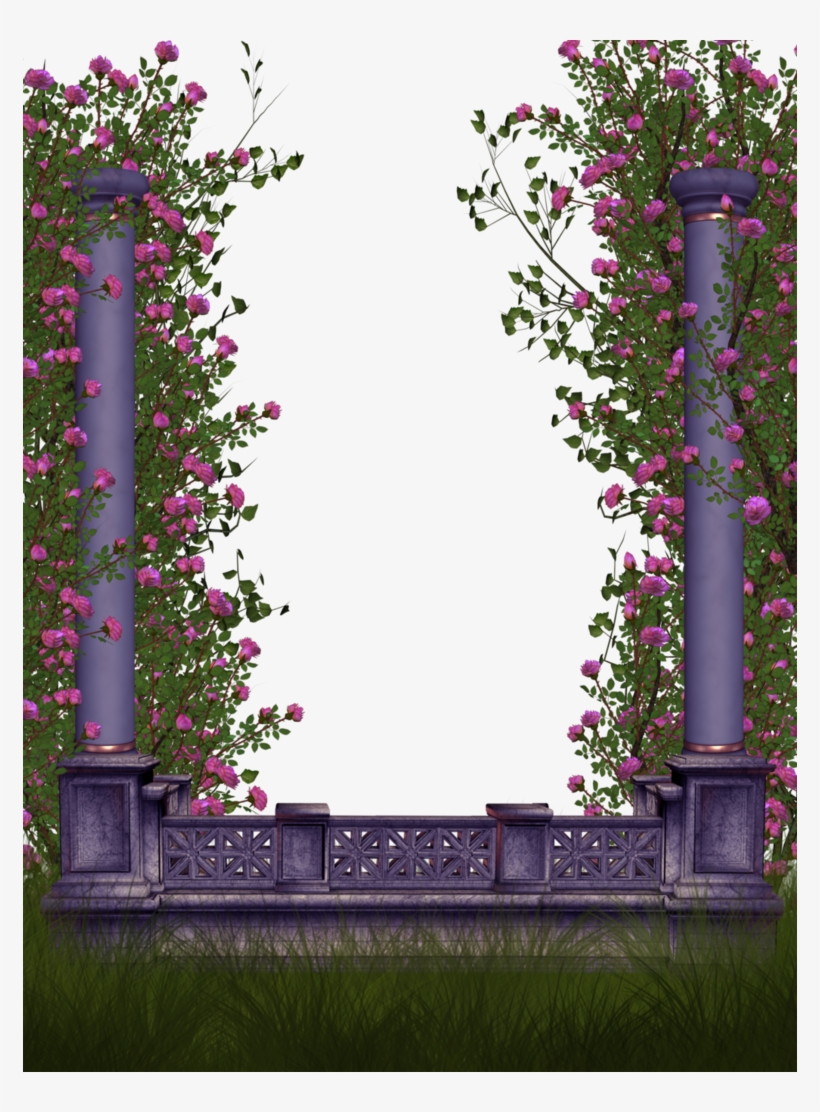 Grass And Balcony By Romiposer Roses From Jaguarwoman - Png Rose, transparent png download
