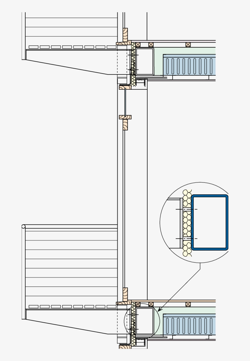 4 Detail Of Attachment Of Tied Balcony In Slimdek ® - Diagram, transparent png download