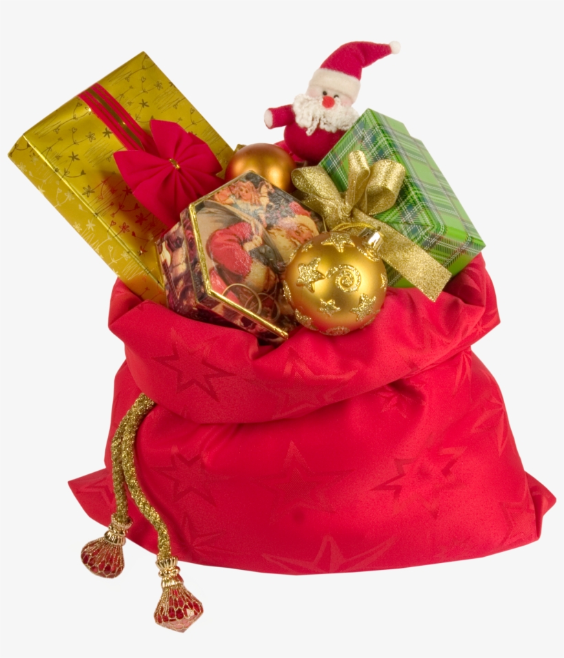Regalos Navidad - Мешок С Подарками Деда Мороза, transparent png download