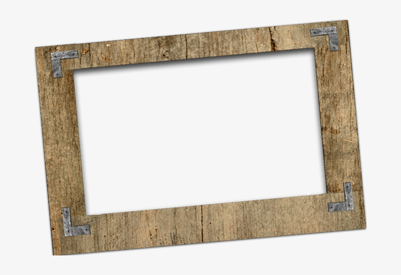 Black Wood Frame Png - Wooden Vintage Frame Png, transparent png download