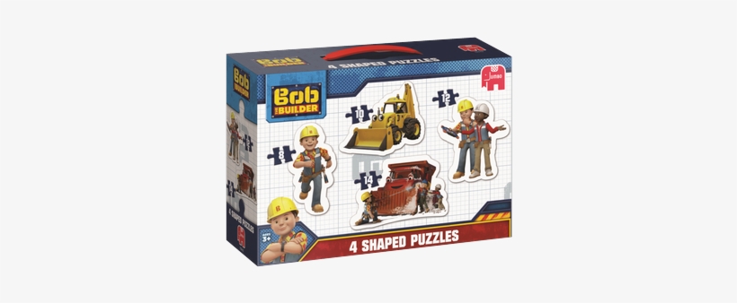 Bob The Builder 4in1 Shaped Puzzle - Bob The Builder - 4 In 1 Shaped Puzzles Jigsaw Puzzle, transparent png download