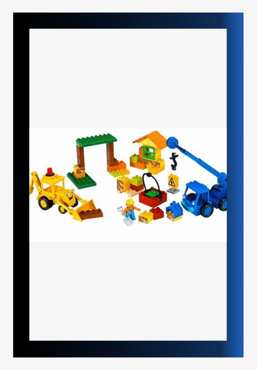 Lego Duplo Bob The Builder Scoop And Lofty At The Building - Bob The Builder Lego Duplo, transparent png download