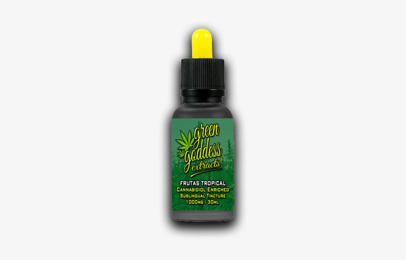 Greengoddessextracts Sublingual Cannabidiol Cbd Tincture - Cannabidiol, transparent png download