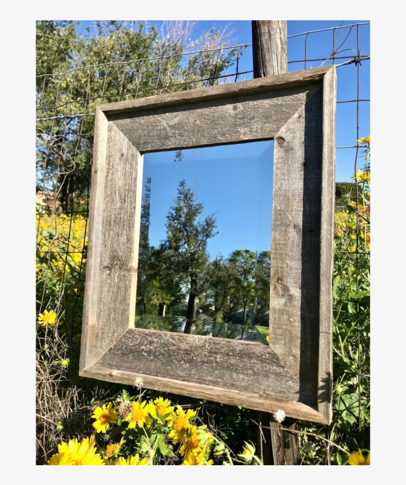 Rustic Farmhouse Beveled Mirrors - Barnwoodusa | Farmhouse Mirrors | 100% Up-cycled Reclaimed, transparent png download