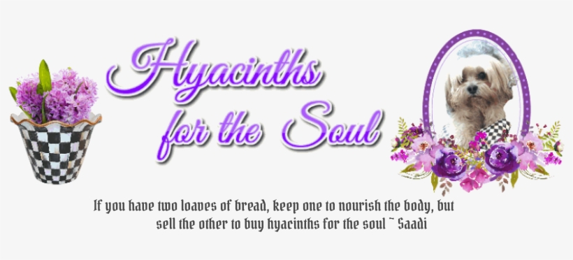 Hyacinths For The Soul - 8" Courtly Check Flower Pot, transparent png download