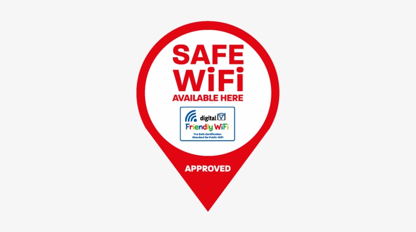 #parents Keep An Eye Out For Our New 'safe Wifi' Symbol - Wi-fi, transparent png download