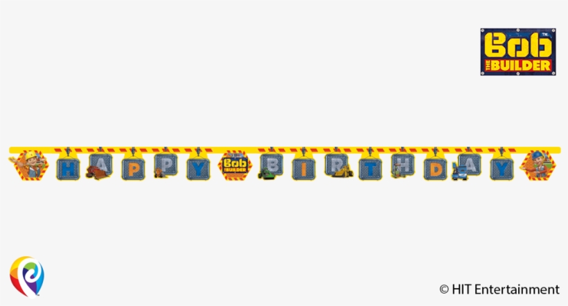 Happy-birthday-girlande Bob Der Baumeister - 2 M, transparent png download