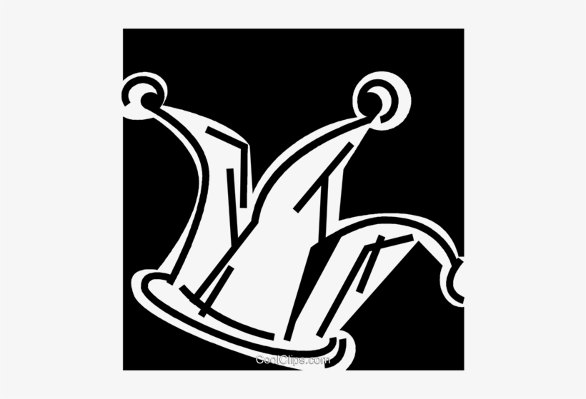 Jester's Hat Royalty Free Vector Clip Art Illustration - Illustration, transparent png download
